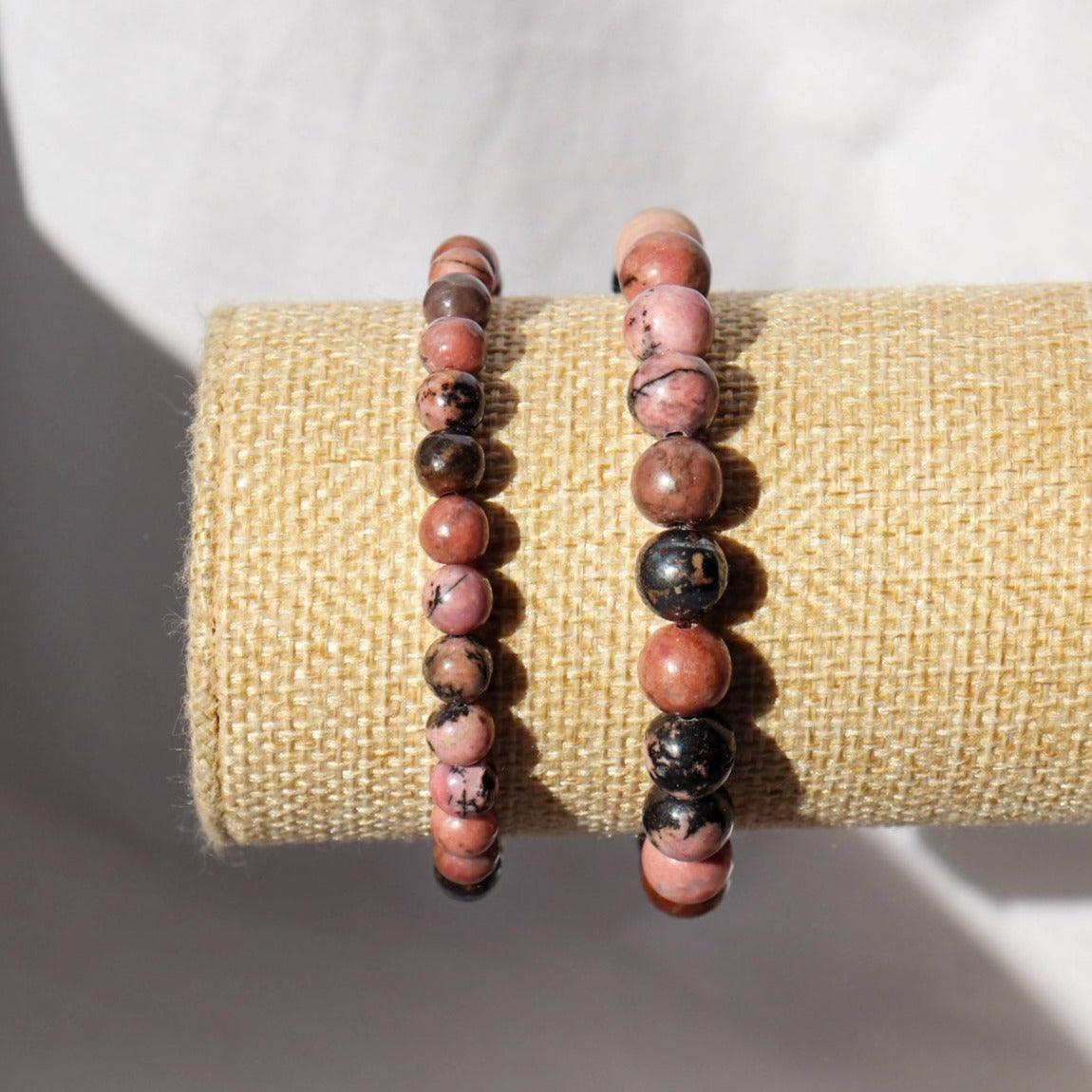Bracelet en Rhodonite-1